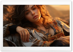 Beautiful Girl Realistic Art Ultra HD Wallpaper for 4K UHD Widescreen desktop, tablet & smartphone