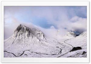 Beautiful Mountain Landscape, Winter Ultra HD Wallpaper for 4K UHD Widescreen desktop, tablet & smartphone