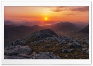Beautiful Mountain Sunrise Ultra HD Wallpaper for 4K UHD Widescreen desktop, tablet & smartphone
