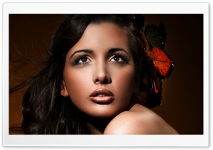 Beautiful Woman Portrait Ultra HD Wallpaper for 4K UHD Widescreen desktop, tablet & smartphone