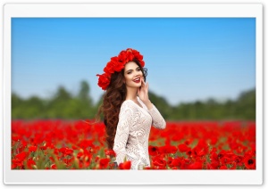 Beauty in Poppies Flowers Ultra HD Wallpaper for 4K UHD Widescreen desktop, tablet & smartphone