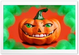 Best Funny Jack O Lantern Smiling, Halloween Ultra HD Wallpaper for 4K UHD Widescreen desktop, tablet & smartphone