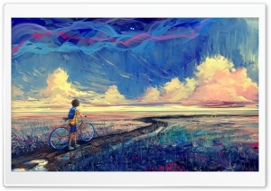 Bicycle Journey Ultra HD Wallpaper for 4K UHD Widescreen desktop, tablet & smartphone