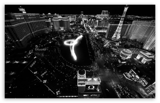 Black And White Vegas Ultra HD Desktop Background Wallpaper for 4K UHD TV :  Widescreen & UltraWide Desktop & Laptop : Multi Display, Dual Monitor :  Tablet : Smartphone