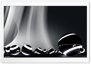 Black Balls 3 Ultra HD Wallpaper for 4K UHD Widescreen desktop, tablet & smartphone