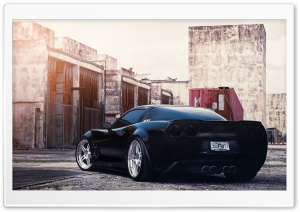Black Corvette Ultra HD Wallpaper for 4K UHD Widescreen desktop, tablet & smartphone