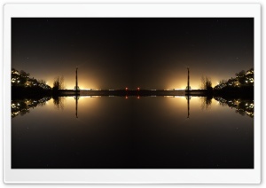 Blankenese At Night Ultra HD Wallpaper for 4K UHD Widescreen desktop, tablet & smartphone