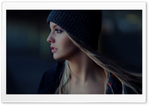 Blonde Girl, Hat Ultra HD Wallpaper for 4K UHD Widescreen desktop, tablet & smartphone