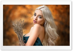 Blonde Girl Outdoors Ultra HD Wallpaper for 4K UHD Widescreen desktop, tablet & smartphone