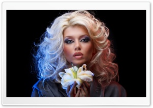 Blonde Woman Portrait Ultra HD Wallpaper for 4K UHD Widescreen desktop, tablet & smartphone
