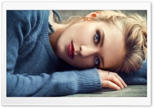 Blonde Woman With Blue Eyes Ultra HD Wallpaper for 4K UHD Widescreen desktop, tablet & smartphone