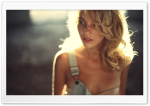 Blonde Young Girl Ultra HD Wallpaper for 4K UHD Widescreen desktop, tablet & smartphone