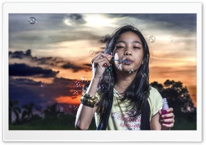 Blowing Bubbles Ultra HD Wallpaper for 4K UHD Widescreen desktop, tablet & smartphone