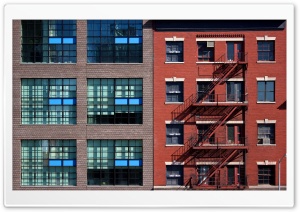 Blue and Orange Buildings Ultra HD Wallpaper for 4K UHD Widescreen desktop, tablet & smartphone
