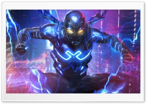 Blue Beetle Superhero Ultra HD Wallpaper for 4K UHD Widescreen desktop, tablet & smartphone