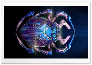 Blue Beetle Superhero Movie Ultra HD Wallpaper for 4K UHD Widescreen desktop, tablet & smartphone