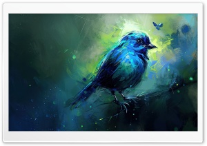 Blue Bird Diamond Ultra HD Wallpaper for 4K UHD Widescreen desktop, tablet & smartphone