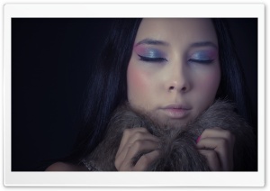Blue Makeup Ultra HD Wallpaper for 4K UHD Widescreen desktop, tablet & smartphone