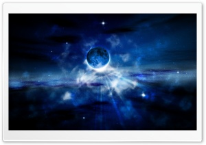 Blue Moon Ultra HD Wallpaper for 4K UHD Widescreen desktop, tablet & smartphone