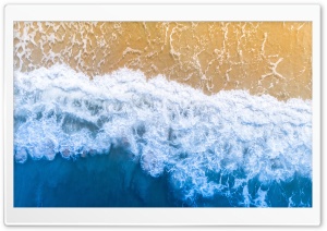 Blue Ocean Aesthetic Background Ultra HD Wallpaper for 4K UHD Widescreen desktop, tablet & smartphone