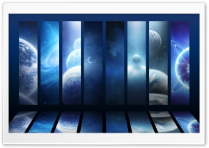 Blue Planets Ultra HD Wallpaper for 4K UHD Widescreen desktop, tablet & smartphone