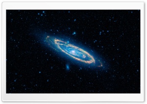 Blue Spiral Galaxy Ultra HD Wallpaper for 4K UHD Widescreen desktop, tablet & smartphone