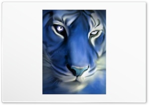 Blue Tiger Ultra HD Wallpaper for 4K UHD Widescreen desktop, tablet & smartphone