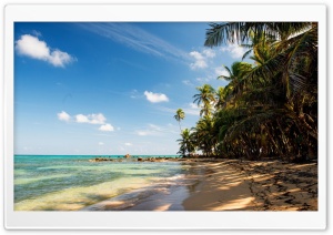 Blue Tropical Sky Beach Ultra HD Wallpaper for 4K UHD Widescreen desktop, tablet & smartphone