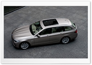 BMW 5 Series Touring F11 In Milano Beige   Top View Ultra HD Wallpaper for 4K UHD Widescreen desktop, tablet & smartphone