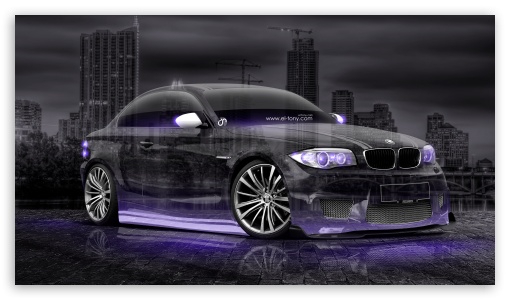 BMW M1 Tuning 3D Crystal City Night Car 2015 by Tony Kokhan UltraHD Wallpaper for 8K UHD TV 16:9 Ultra High Definition 2160p 1440p 1080p 900p 720p ; UHD 16:9 2160p 1440p 1080p 900p 720p ;