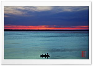 Boat, Clinton Lake Ultra HD Wallpaper for 4K UHD Widescreen desktop, tablet & smartphone