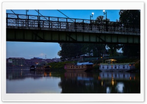 Boat House Jammu  Kashmir Ultra HD Wallpaper for 4K UHD Widescreen desktop, tablet & smartphone