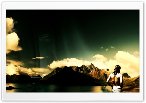 Born Of The Sea Green Ultra HD Wallpaper for 4K UHD Widescreen desktop, tablet & smartphone