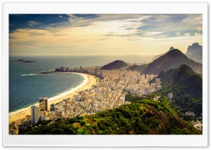 Brazil Copacabana Beach Ultra HD Wallpaper for 4K UHD Widescreen desktop, tablet & smartphone