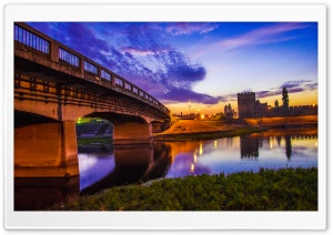 Bridge on the river Ultra HD Wallpaper for 4K UHD Widescreen desktop, tablet & smartphone