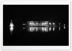 Buhl Park Casino Black and White Ultra HD Wallpaper for 4K UHD Widescreen desktop, tablet & smartphone