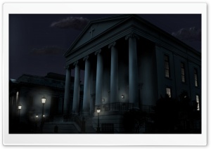 Building With Columns Ultra HD Wallpaper for 4K UHD Widescreen desktop, tablet & smartphone
