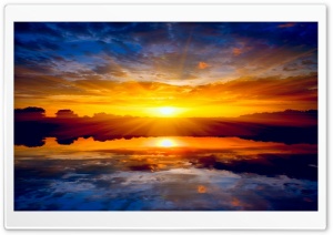 Burning Sunset Ultra HD Wallpaper for 4K UHD Widescreen desktop, tablet & smartphone