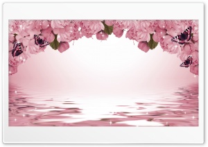 Butterflies and Flowers Ultra HD Wallpaper for 4K UHD Widescreen desktop, tablet & smartphone