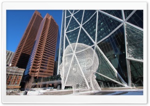Calgary City Art Ultra HD Wallpaper for 4K UHD Widescreen desktop, tablet & smartphone