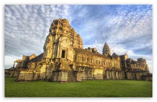 Cambodian Temple Ultra HD Desktop Background Wallpaper for 4K UHD TV :  Tablet : Smartphone
