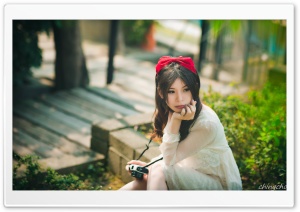 Camera Girl Photography Ultra HD Wallpaper for 4K UHD Widescreen desktop, tablet & smartphone