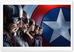 Captain America Civil War Team Ultra HD Wallpaper for 4K UHD Widescreen desktop, tablet & smartphone