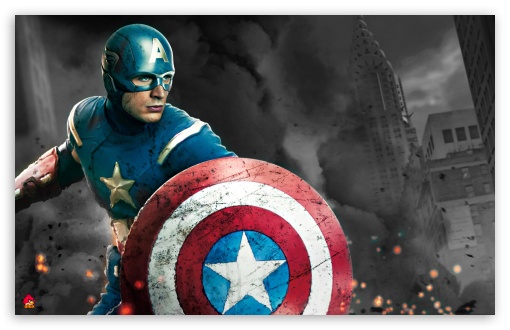 Captain America (The Avengers 2012 Movie) UltraHD Wallpaper for Wide 16:10 5:3 Widescreen WHXGA WQXGA WUXGA WXGA WGA ; Standard 4:3 5:4 Fullscreen UXGA XGA SVGA QSXGA SXGA ; Tablet 1:1 ; iPad 1/2/Mini ; Mobile 4:3 5:3 5:4 - UXGA XGA SVGA WGA QSXGA SXGA ;