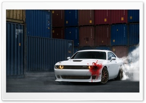 Car Effect Dodge Challenger Ultra HD Wallpaper for 4K UHD Widescreen desktop, tablet & smartphone