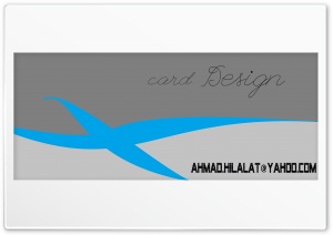 Card Design - Blue Ultra HD Wallpaper for 4K UHD Widescreen desktop, tablet & smartphone