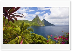 Caribbean Island Ocean Ultra HD Wallpaper for 4K UHD Widescreen desktop, tablet & smartphone