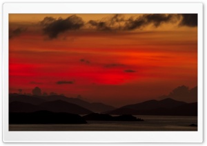 Caribbean Sea Sunset Ultra HD Wallpaper for 4K UHD Widescreen desktop, tablet & smartphone