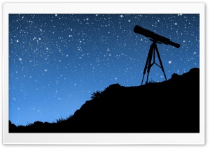 Cartoon Telescope Ultra HD Wallpaper for 4K UHD Widescreen desktop, tablet & smartphone