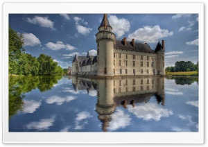 Castle Reflecting In The Lake Ultra HD Wallpaper for 4K UHD Widescreen desktop, tablet & smartphone